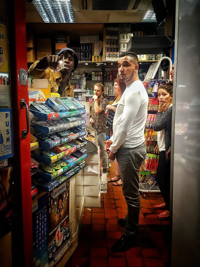 Argument In All Night Off-licence