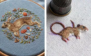 New Incredibly Intricate Embroidered Animals By Chloe Giordano