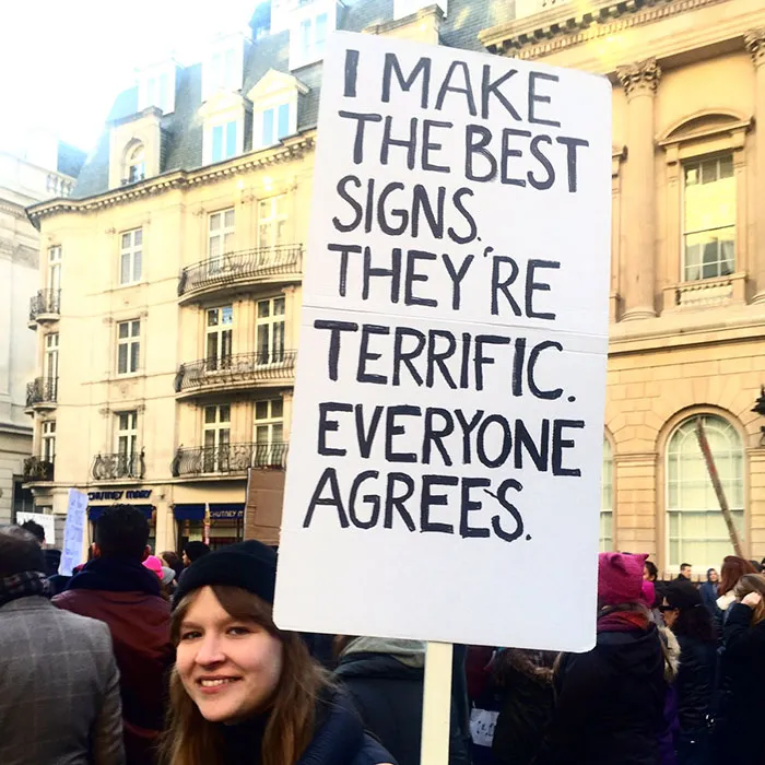 235 Of The Best Signs From Women's Marches Around The World