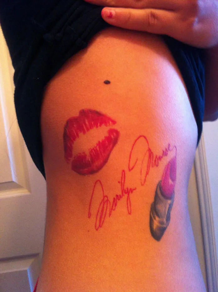 Iconic Marilyn Monroe Mole