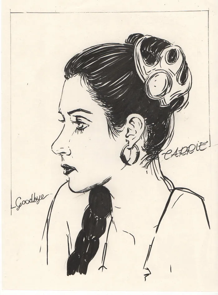 290 Touching Tributes To Late Carrie Fisher By Artists Around The World