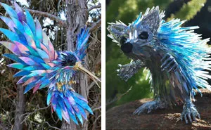 Artist Turns Old CDs Into Amazing Sculptures Instead Of Throwing Them Away