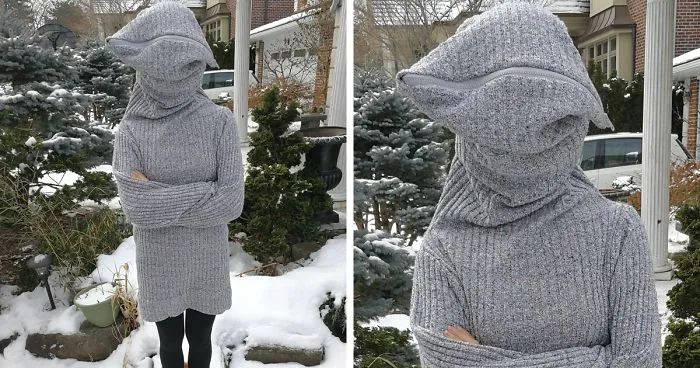 "Leave Me Alone Sweater" By Ruth Grace