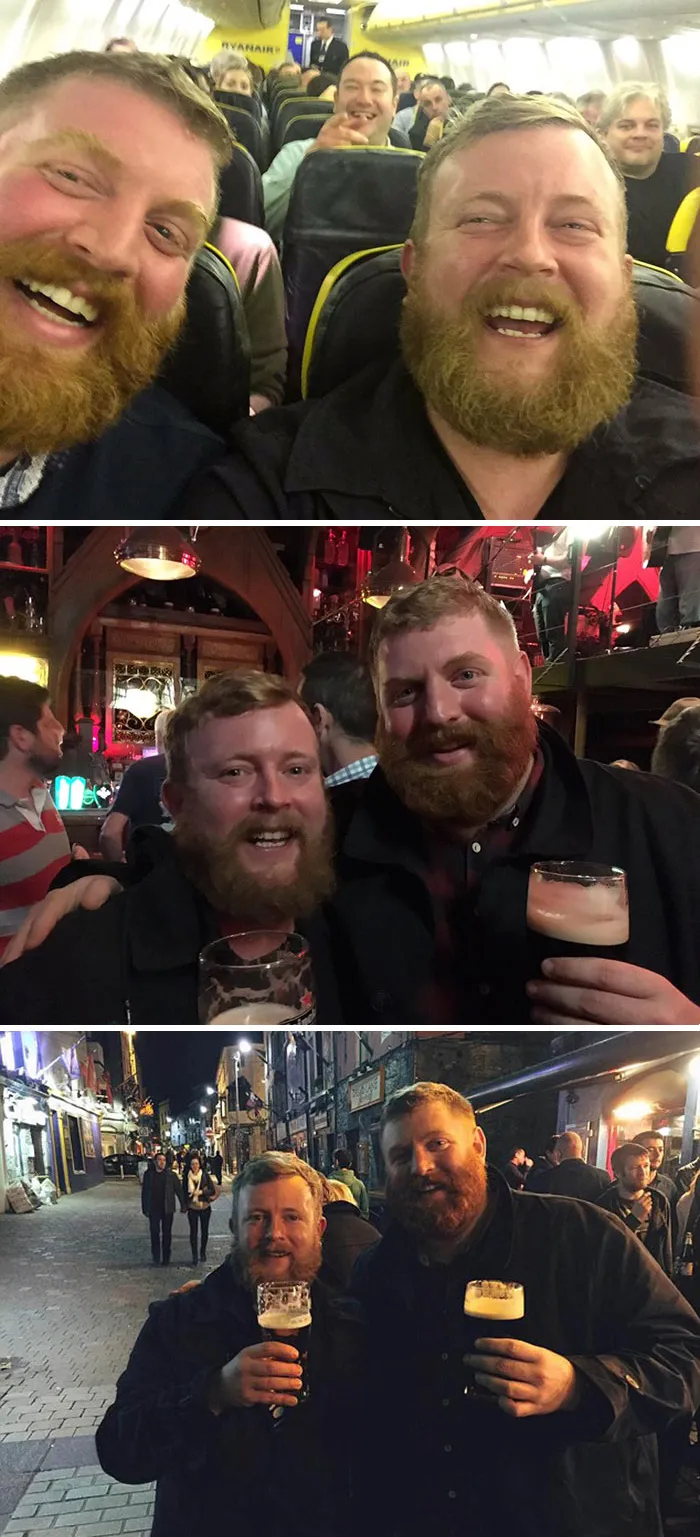 My Doppelganger Was Seated Next To Me On A Plane, Then We Accidentally Checked Into The Same Hotel And Went For A Beer
