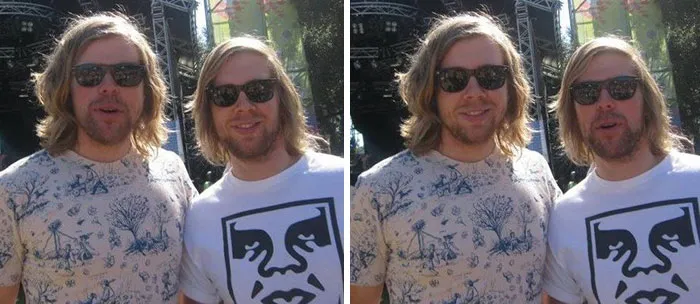 My Own Doppelganger That I Ran Into At A Music Festival, Plus A Face-Swap Of The Photo