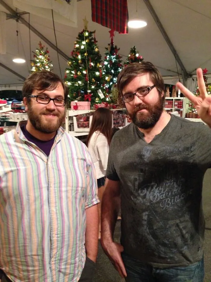 My Bf (left) Met His Doppelganger At Ikea Last Night