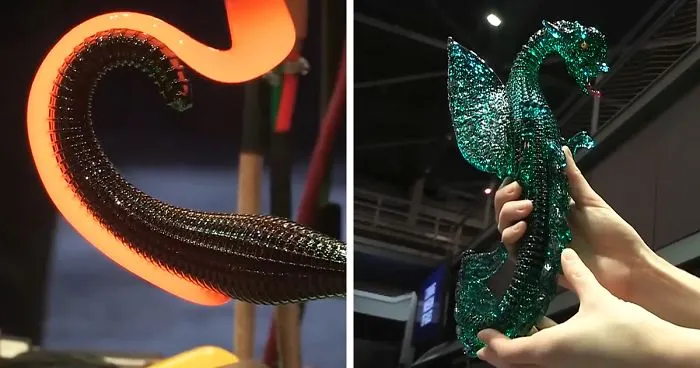 Sculpting A Dragon From Glass
