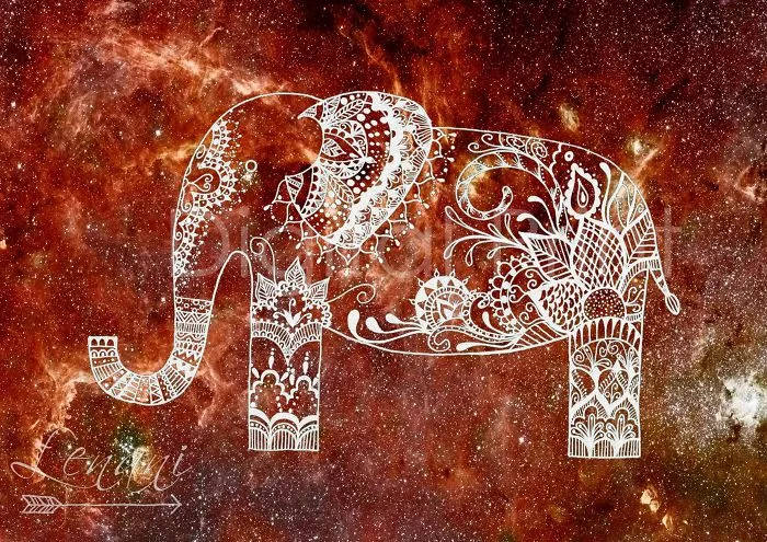 My Zentangle Art Meets Universe's Art