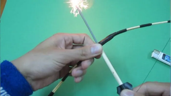 How To Make Mini Bow With Firework Arrow – Homemade Weapon