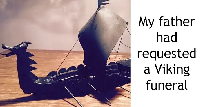 Dying Father Requested A Viking Funeral, And Here's What His Daughter Did