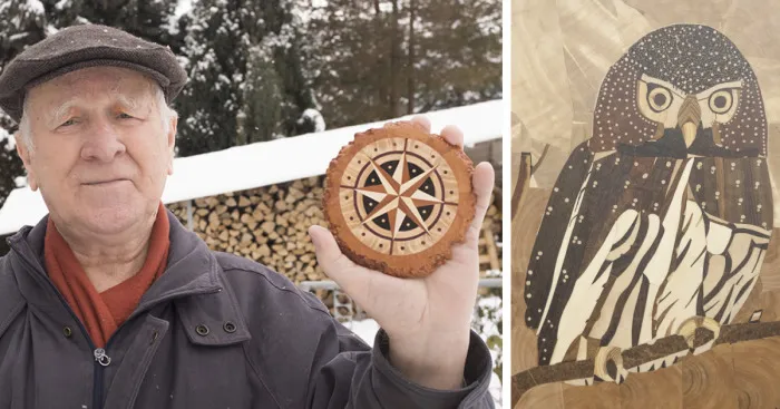 My Grandfather Spent 100+ Hours To Craft This Amazing Wood Art