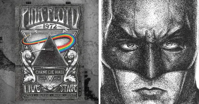 I Draw Millions Of Dots To Create These Images