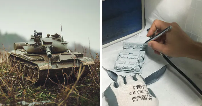 395 Hours Spent On 3D Printing And Painting A T-62 Tank Replica