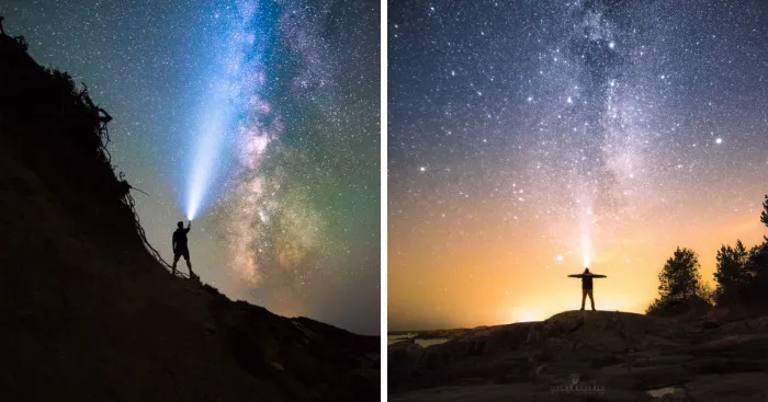 I Take Self-Portraits Under The Night Sky