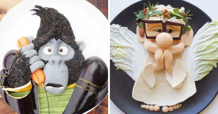 To Make My Son Eat Healthy Food, I Turn It Into His Favorite Cartoons (Part 4)
