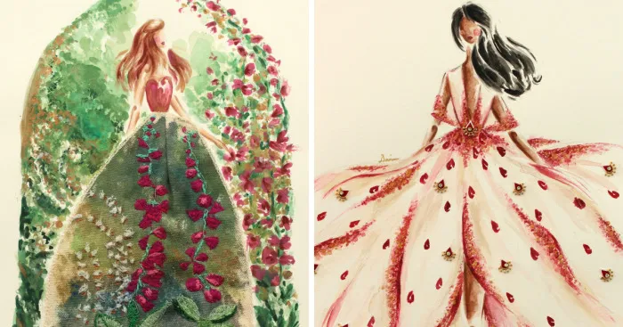 I Create Fashion Illustrations Inspired By Travel And Nature