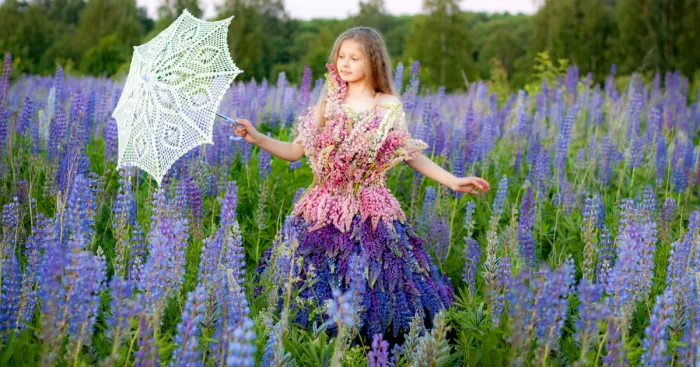 I Photographed My Daughter In A Field Of Lupine To Reveal Her Sensitive Personality