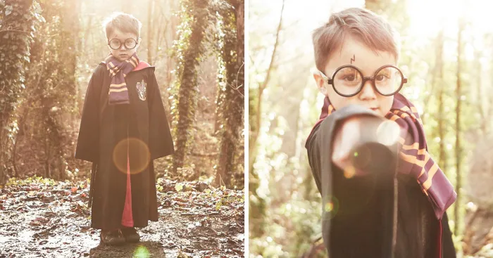 The Tale Of A Little Boy As Harry Potter