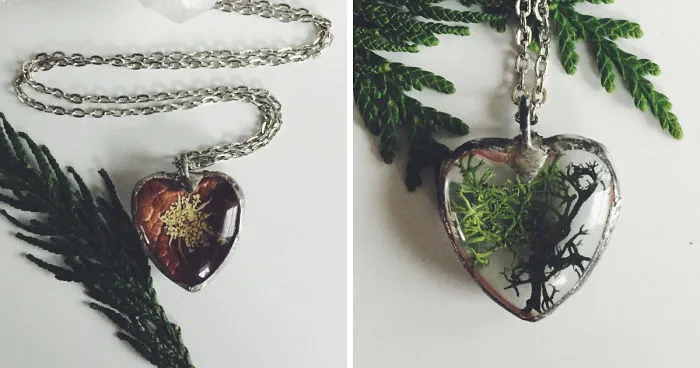 Jewelry With Real Flowers That I Create Inspired By Nature