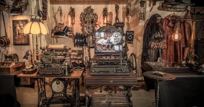 This Steampunk Computer Writes Text On An Old Mechanical Teleprinter