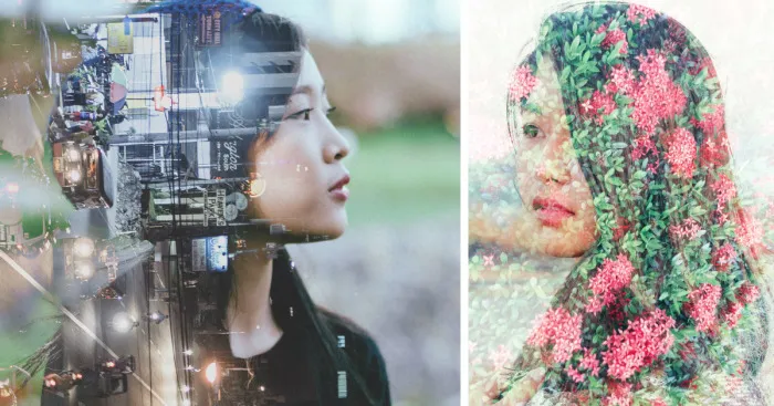 Multiple Exposure Portraits By Maxzeronine