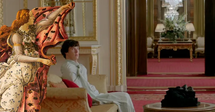 Fine Art Pieces And Movie Characters Collages