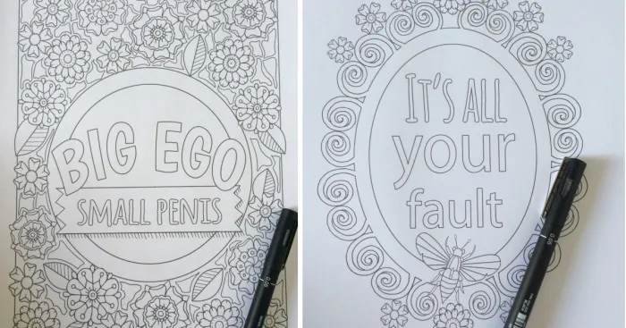 Break Up Stress Relief Coloring Book