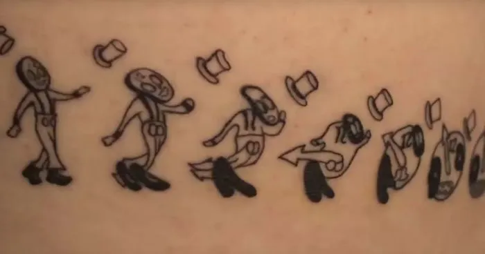 One Of A Kind "Animated" Tattoo Created From 24 Frames