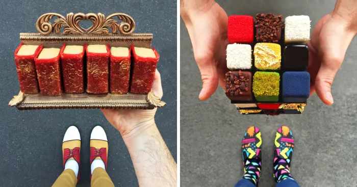Los postres de temporada más locos de París, a juego con calzado masculino