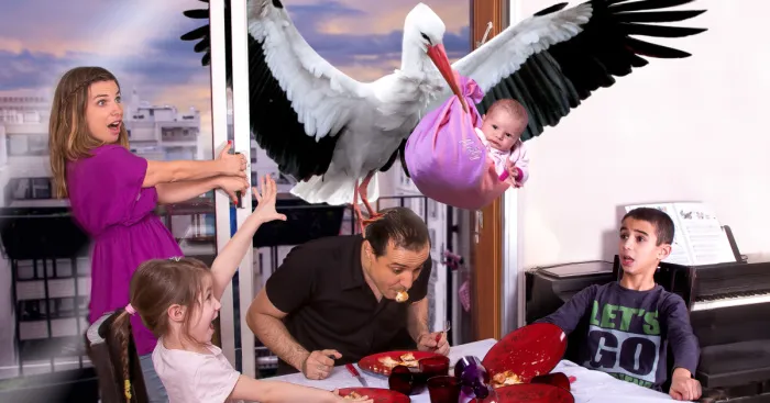 We Create Unexpected Family Pictures Using Photoshop