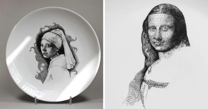 I Create Portraits On Porcelain