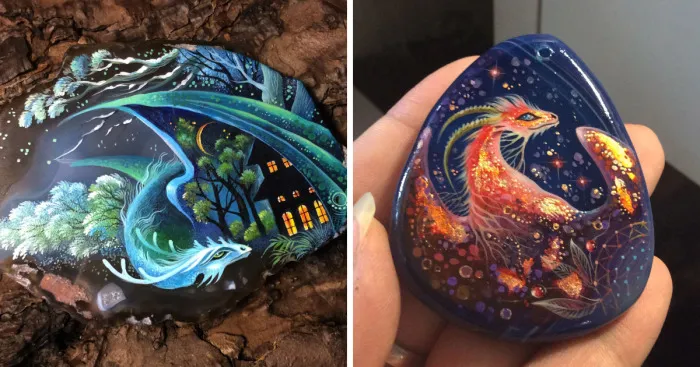 I Paint Dragons, The Ancient Keepers Of Our Dreams On Stones