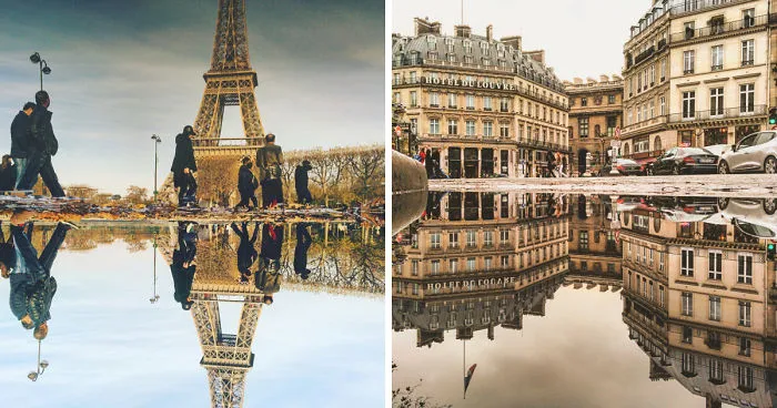 The Parallel Worlds Of Puddles In Paris