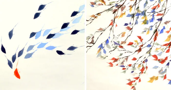 I Make Asian Brush Paintings Using Principles Of Jazz Improvisation And Traditional Medicine