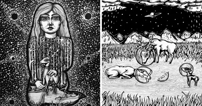 I'm Drawing Short Stories About The Internal Universe