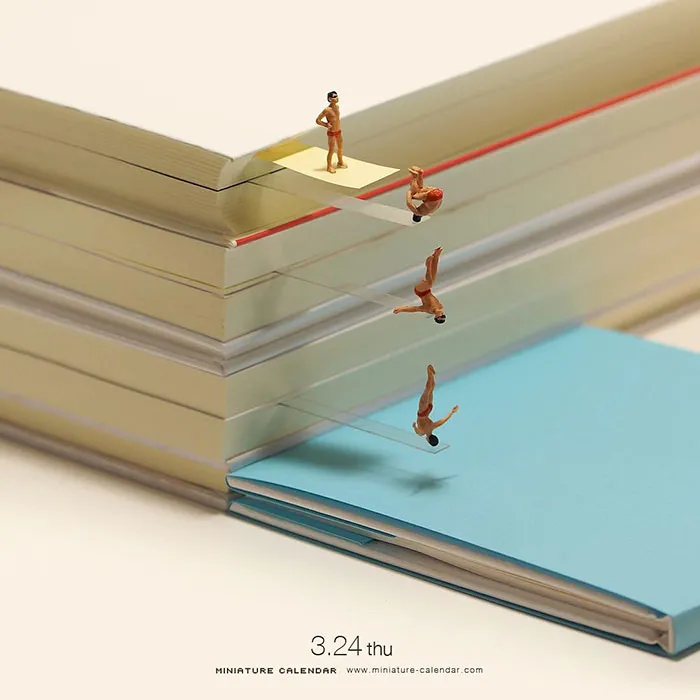 246 Fun Miniature Dioramas By Japanese Artist Who's Been Creating Them Every Day For 5 Years