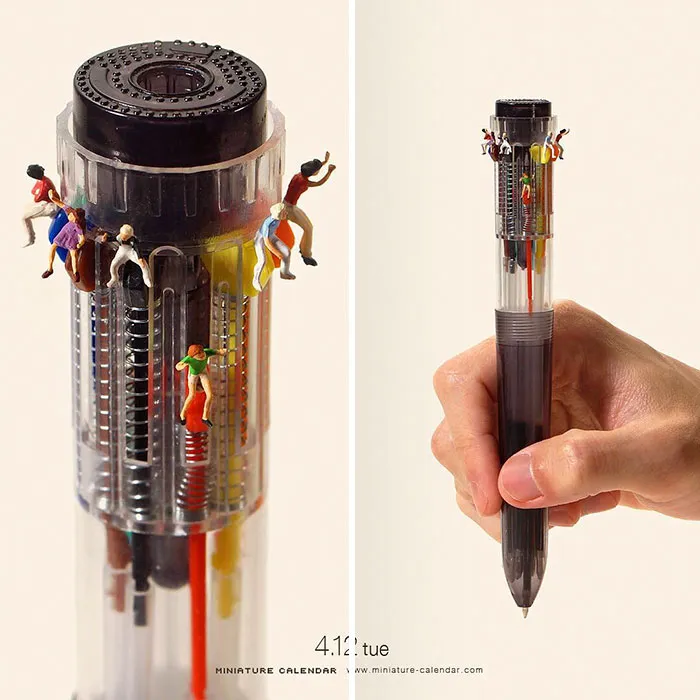 246 Fun Miniature Dioramas By Japanese Artist Who's Been Creating Them Every Day For 5 Years