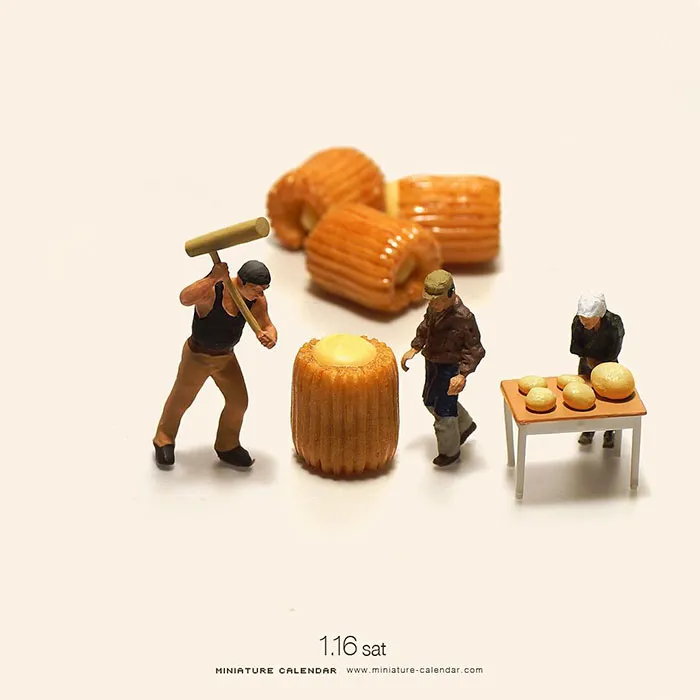 246 Fun Miniature Dioramas By Japanese Artist Who's Been Creating Them Every Day For 5 Years
