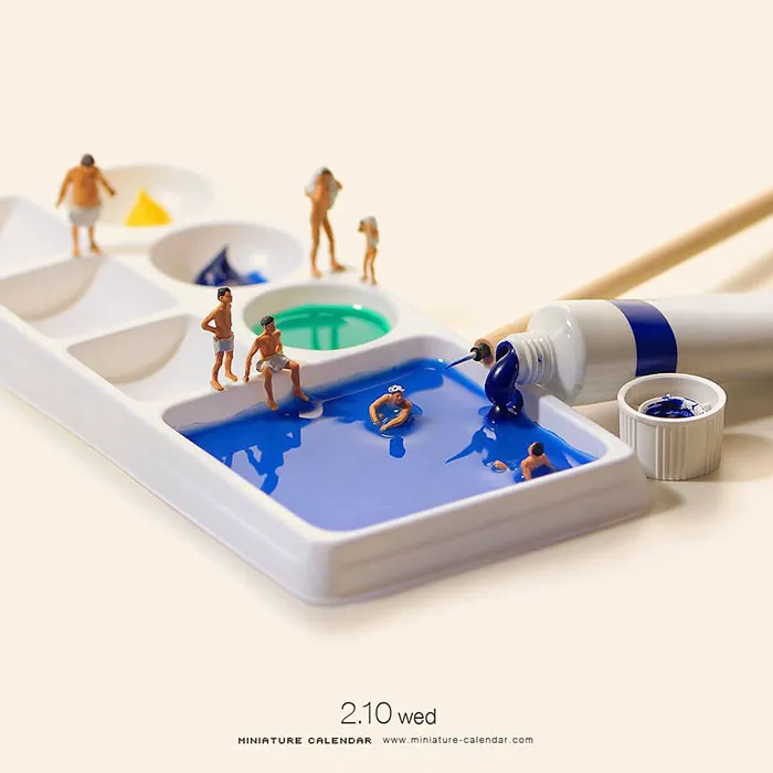 246 Fun Miniature Dioramas By Japanese Artist Who's Been Creating Them Every Day For 5 Years