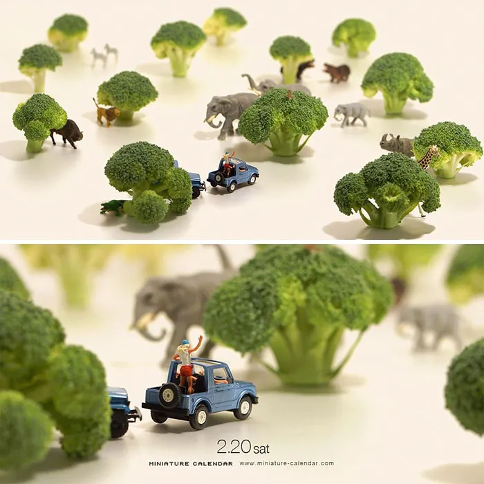 246 Fun Miniature Dioramas By Japanese Artist Who's Been Creating Them Every Day For 5 Years