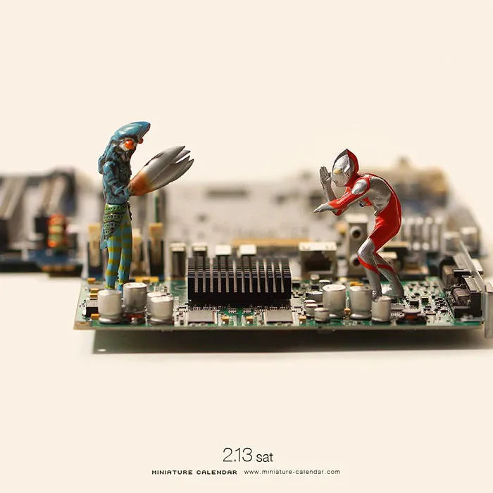 246 Fun Miniature Dioramas By Japanese Artist Who's Been Creating Them Every Day For 5 Years