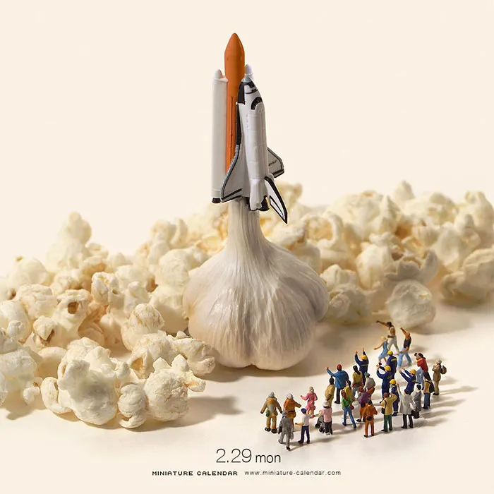246 Fun Miniature Dioramas By Japanese Artist Who's Been Creating Them Every Day For 5 Years