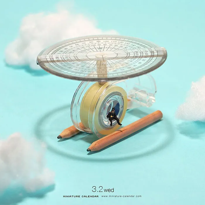 246 Fun Miniature Dioramas By Japanese Artist Who's Been Creating Them Every Day For 5 Years