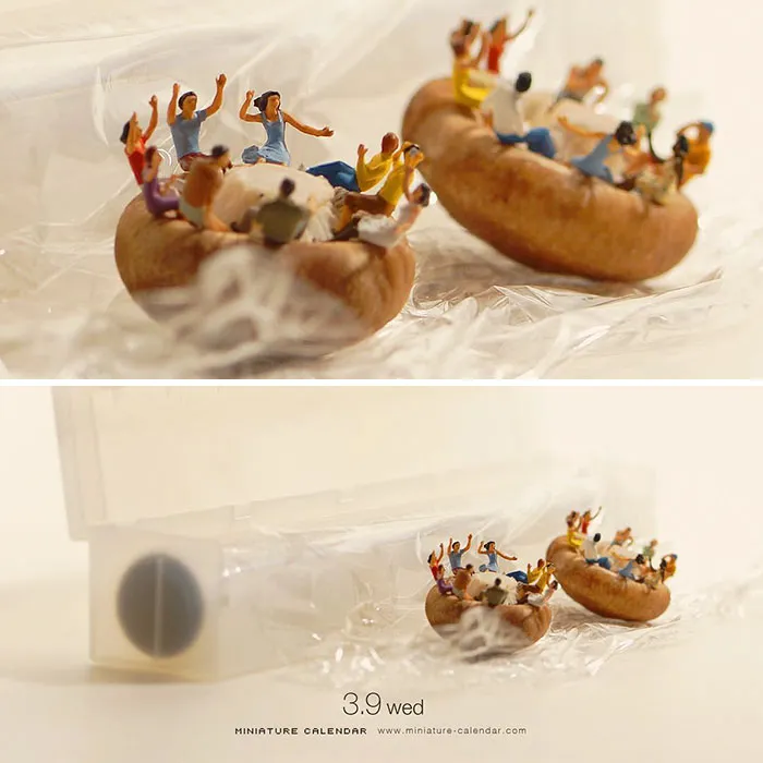 246 Fun Miniature Dioramas By Japanese Artist Who's Been Creating Them Every Day For 5 Years