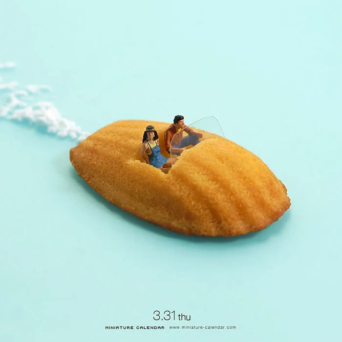 246 Fun Miniature Dioramas By Japanese Artist Who's Been Creating Them Every Day For 5 Years