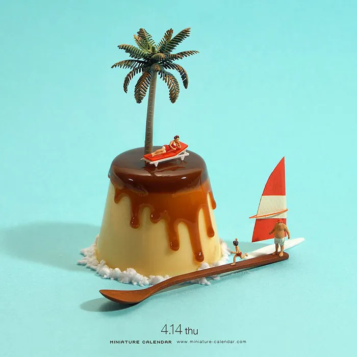 246 Fun Miniature Dioramas By Japanese Artist Who's Been Creating Them Every Day For 5 Years