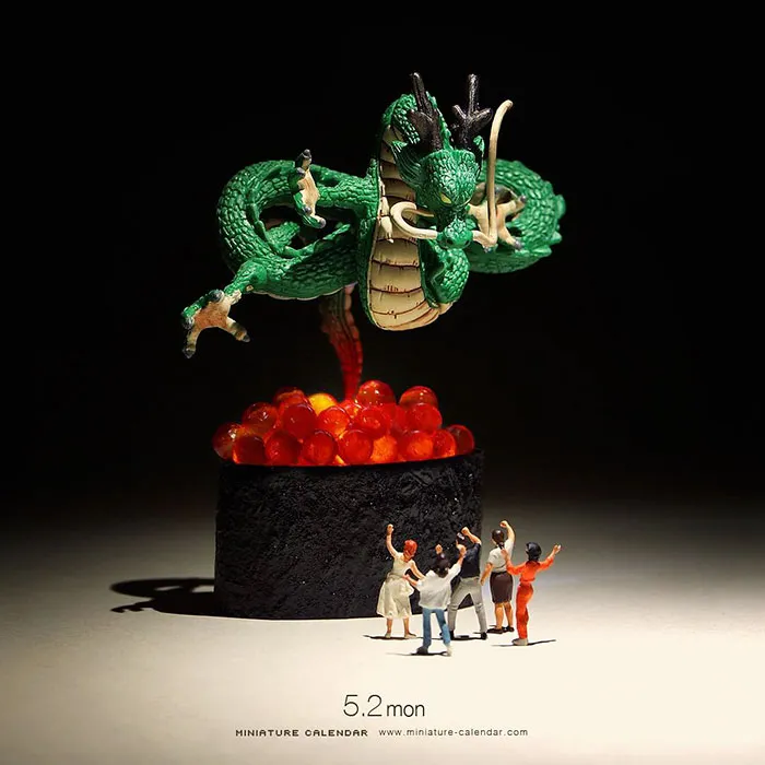 246 Fun Miniature Dioramas By Japanese Artist Who's Been Creating Them Every Day For 5 Years
