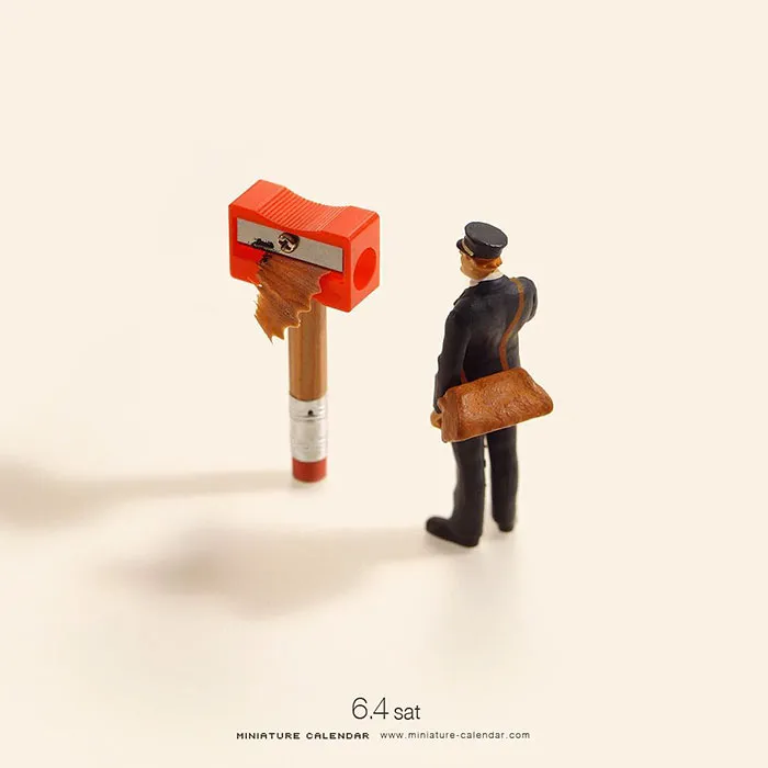 246 Fun Miniature Dioramas By Japanese Artist Who's Been Creating Them Every Day For 5 Years