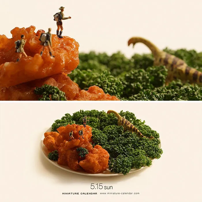 246 Fun Miniature Dioramas By Japanese Artist Who's Been Creating Them Every Day For 5 Years