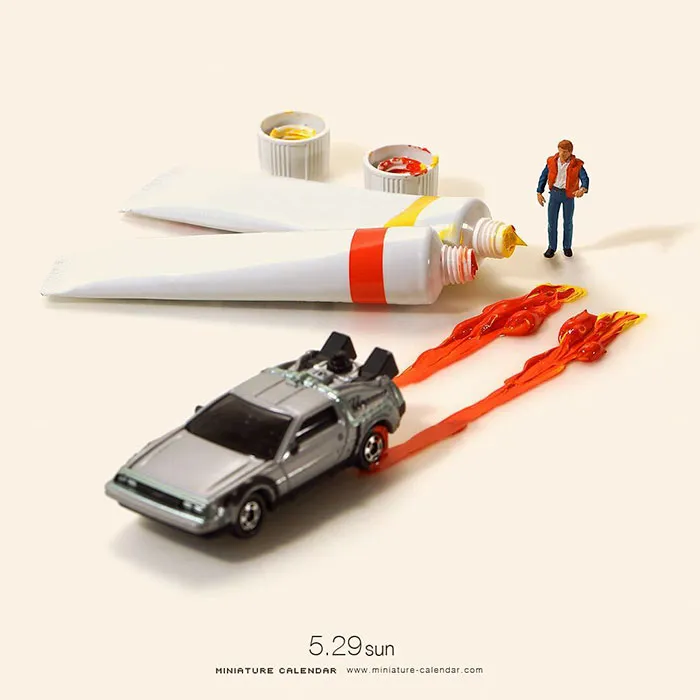 246 Fun Miniature Dioramas By Japanese Artist Who's Been Creating Them Every Day For 5 Years
